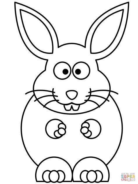 Previous first page last page next. Cartoon Bunny coloring page | Free Printable Coloring Pages