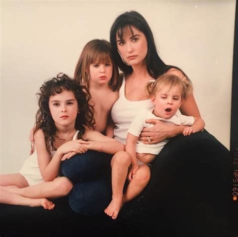 Demi moore is sharing the cutest throwback photos of her sweet first born daughter rumer willis in honor of her birthday. Demi Moore and Daughters Look-Alike Moments | InStyle.com