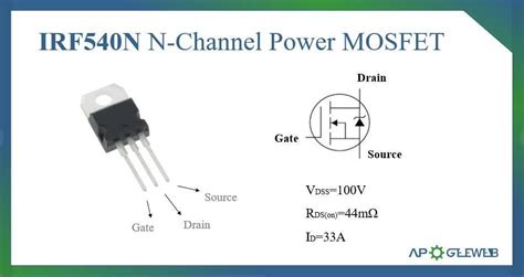 Irf540n Mosfet Pinout Features Equivalent Datasheet