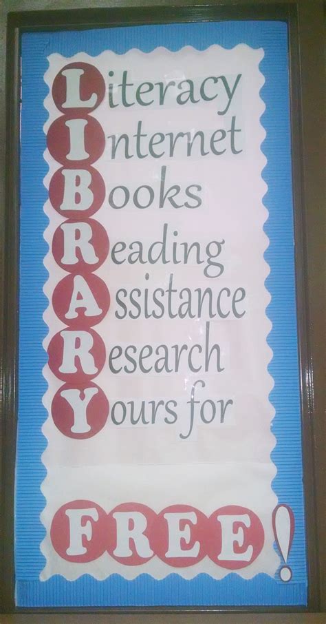 Added This For Library Databases Info Library Posters School