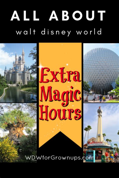 All About Walt Disney World S Extra Magic Hours Vacation Planning Disney Parks Walt Disney