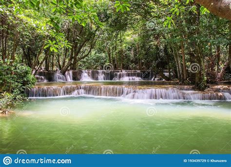 Huay Mae Kamin Or Huai Mae Khamin Waterfall At Khuean Srinagarindra