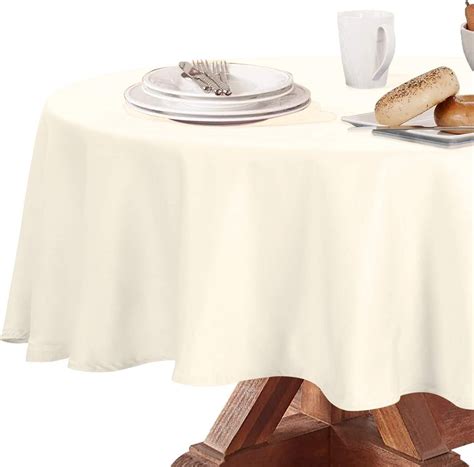 Obstal Round Table Cloth Oil Proof Spill Proof And Water