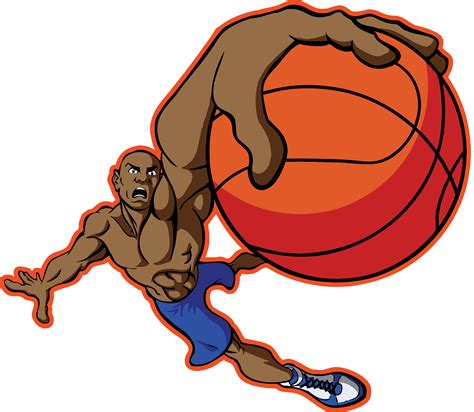 Basketball Drawings Of Cartoon Clip Art Library