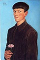 Self-Portrait, 1912 by Otto Dix. Verism. self-portrait. Detroit ...