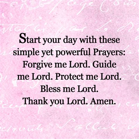 Start Your Day With These Simple Yet Powerful Prayers Forgive Me Lord