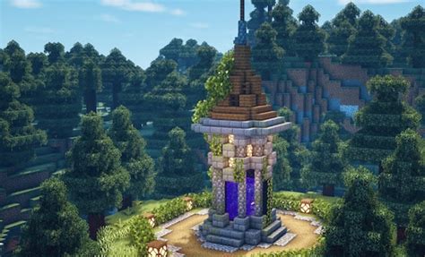 Nether Portal Tower Reasyminecraftbuilding
