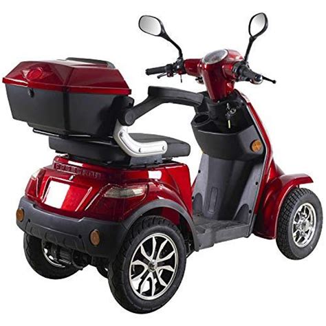 Rolektro E Quad 25 Rot Elektromobil E Roller 4 Rad 1000w 25 Kmh Mit