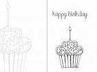 free birthday cards printable online black and white - Wealth Chatroom ...