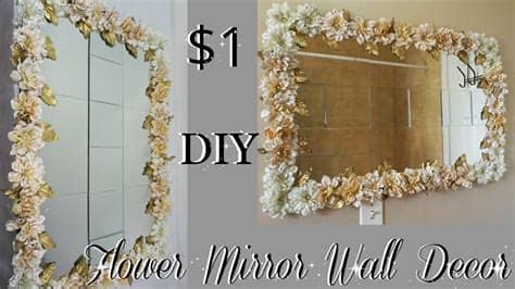Crochet pillows are the right way to bring an instant décor and style to your home. DIY DOLLAR TREE | FLOWER MIRROR WALL DECOR | DIY HOME ...