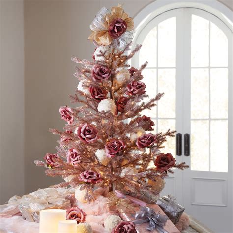 Välj bland ett stort urval liknande scener. 4' Rose Gold Christmas Tree | Plus Size Christmas Trees | Brylane Home