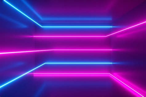 Premium Photo Abstract Background Moving Neon Rays Luminous Lines
