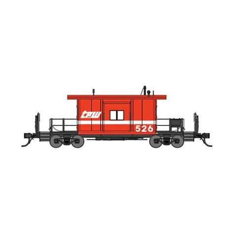 Bluford Shops Ho Short Body Bay Window Caboose Toledo Peoria And Western