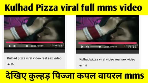 Kulhad Pizza Viral Full Mms Video Download Kare। Kulhad Pizza Viral Full Mms Video Download Kare