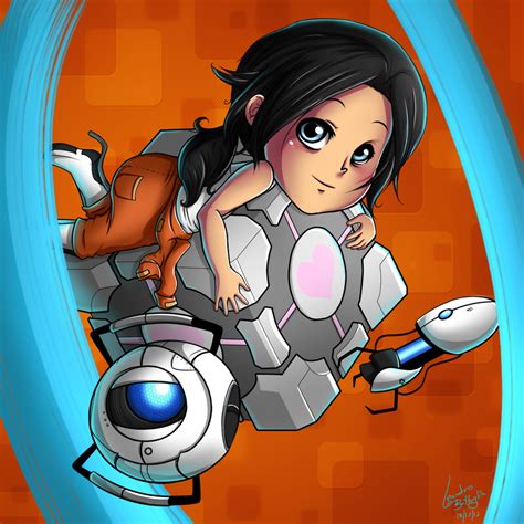 Chell Portal 2 By Project L On Deviantart