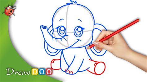 Anime Baby Elephant From Anime Animals Drawing Tutorial