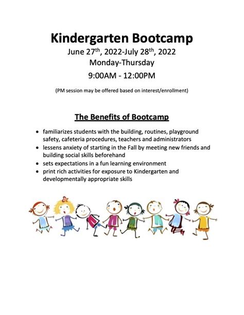 Kindergarten Bootcamp Iroquois Elementary School