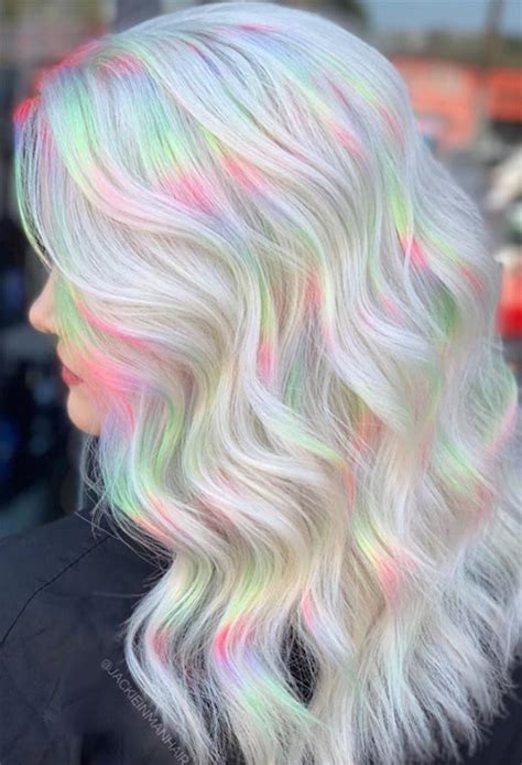 53 Magical Holographic Hair Color Ideas To Embrace The