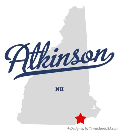 Map Of Atkinson Nh New Hampshire