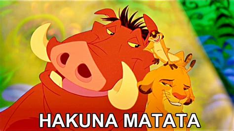 Did Timon And Pumbaa Abandon Their Motto Hakuna Matata In The Lion