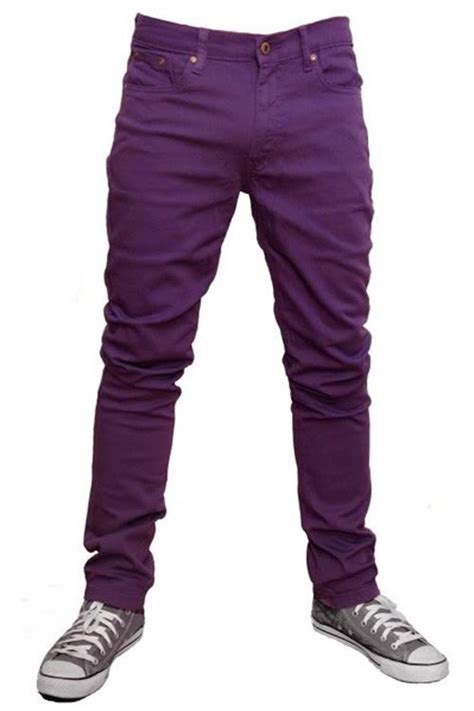 Purple Jeans For Men Relco Mens Purple Skinny Jeans Mens Purple Pants Skinny Jeans Men