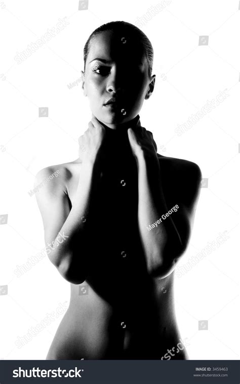 Outlines Nude Girl Black Figure Fashion Stock Photo 3459463 Shutterstock