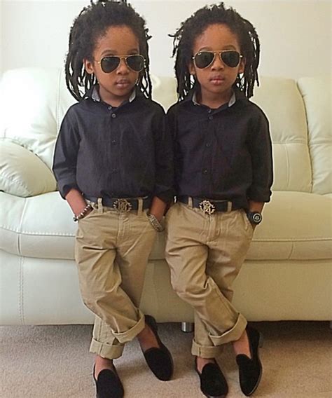Gemelos Fashionistas Cute Kids Fashion Black Kids Fashion Black