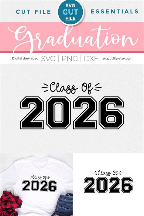 Class Of 2026 Svg Cute 2026 Grad Svg 2026 Graduation Svg 2026 Senior