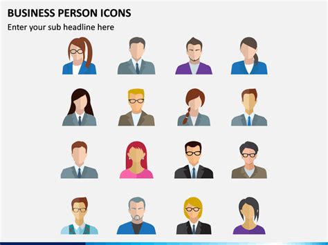 Business Person Icons Powerpoint Sketchbubble