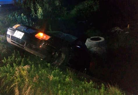 Conductor Abandona Auto Tras Accidente Palestra Aguascalientes