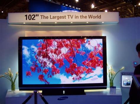 Ces The Worlds Largest Tv Large Tv Tv World