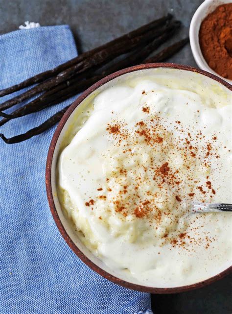 Creamy Homemade Rice Pudding Rich And Creamy Rice Pudding With Creme