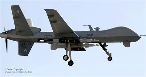 Raf Reaper Unmanned Air Vehicle Uav Approaches Kandahar Flickr
