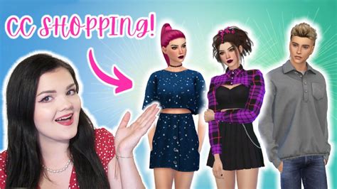 Sims 4 Cc Shopping Haul With Links Youtube