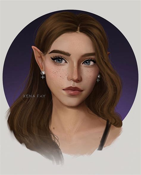 Xena Fay On Instagram Quick Test Portrait Of Feyre Feyrearcheron