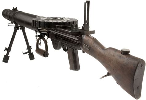 Deactivated British 1914 Wwi Lewis Gun Allied Deactivated Guns