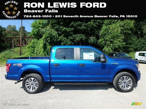 2018 Lightning Blue Ford F150 Stx Supercrew 4x4 128379529 Photo 13