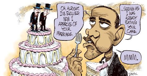 obama s gay marriage evolution five cartoons