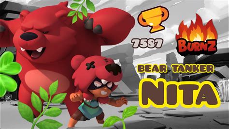 Players who have already passed the 8000 trophy mark on trophy road will have emz. BEAR TANKER NITA Brawler : Nita & Bear | BRAWL STARS WIN ...