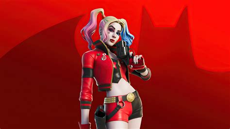 X Fortnite Dc Harley Quinn Outfit K Laptop HD HD K Wallpapers Images Backgrounds