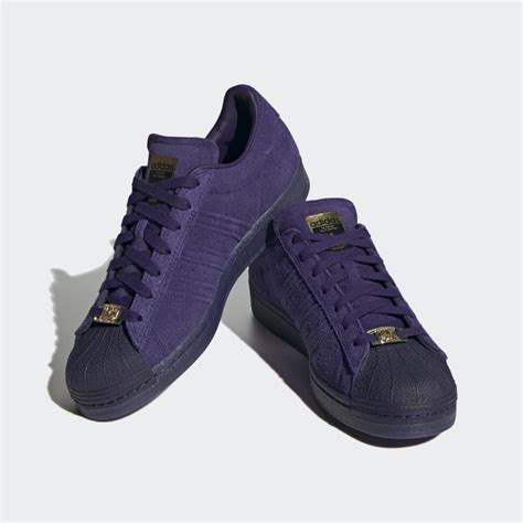 Purple Adidas Superstar Shoes For Men Shoe Effect