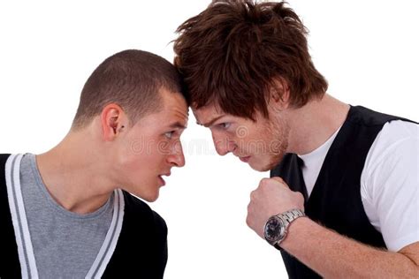 Two Men Fighting Stock Photo Image Of Handsome Couple 15590362