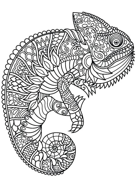 Complex Animal Coloring Pages At Free Printable