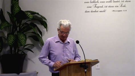 Message By Minister Peter Barkman YouTube