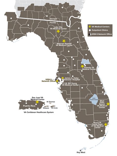 Map Of Va Hospitals In The Us