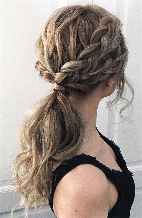 Perfect How To Do Cute Ponytail Hairstyles For Hair Ideas Best Wedding Hair For Wedding Day Part