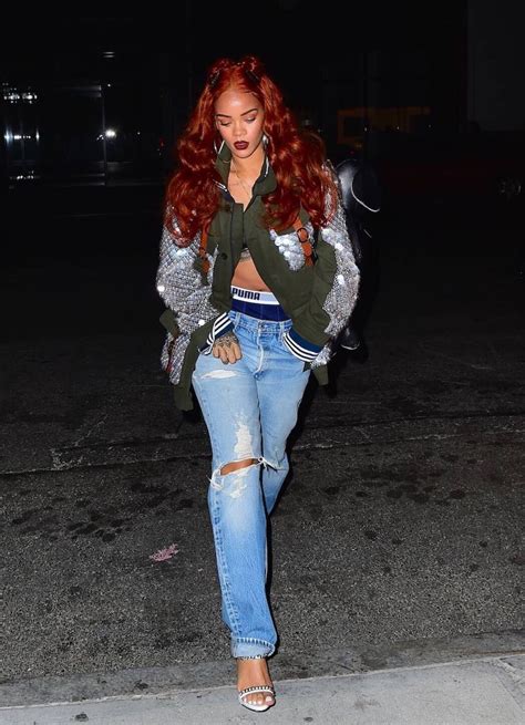 Gallery Of Rihanna Denim Style Outfit That You Must See Gallery Rihanna