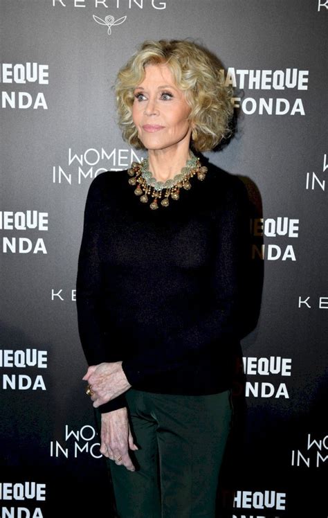 Jane Fonda Stuns In Fancy Green Pants And A Skin Tight Sweater