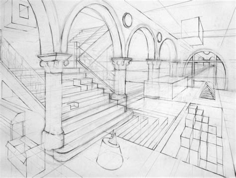 Multiple Point Perspectove And Constructed Two Point Perspective