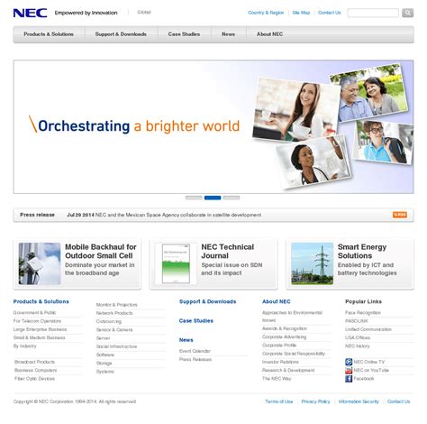 NEC Corporation Logo LogoDix